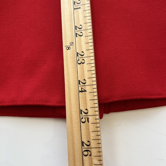 Vintage Valentino Boutique Skirt Suit Womens 4 Red‎ Made in Italy Two Piece 90s - Picture 14 of 16